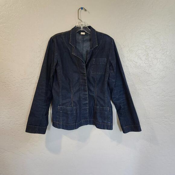 Antrhopologie Denim Blazer Medium - Picture 1 of 2